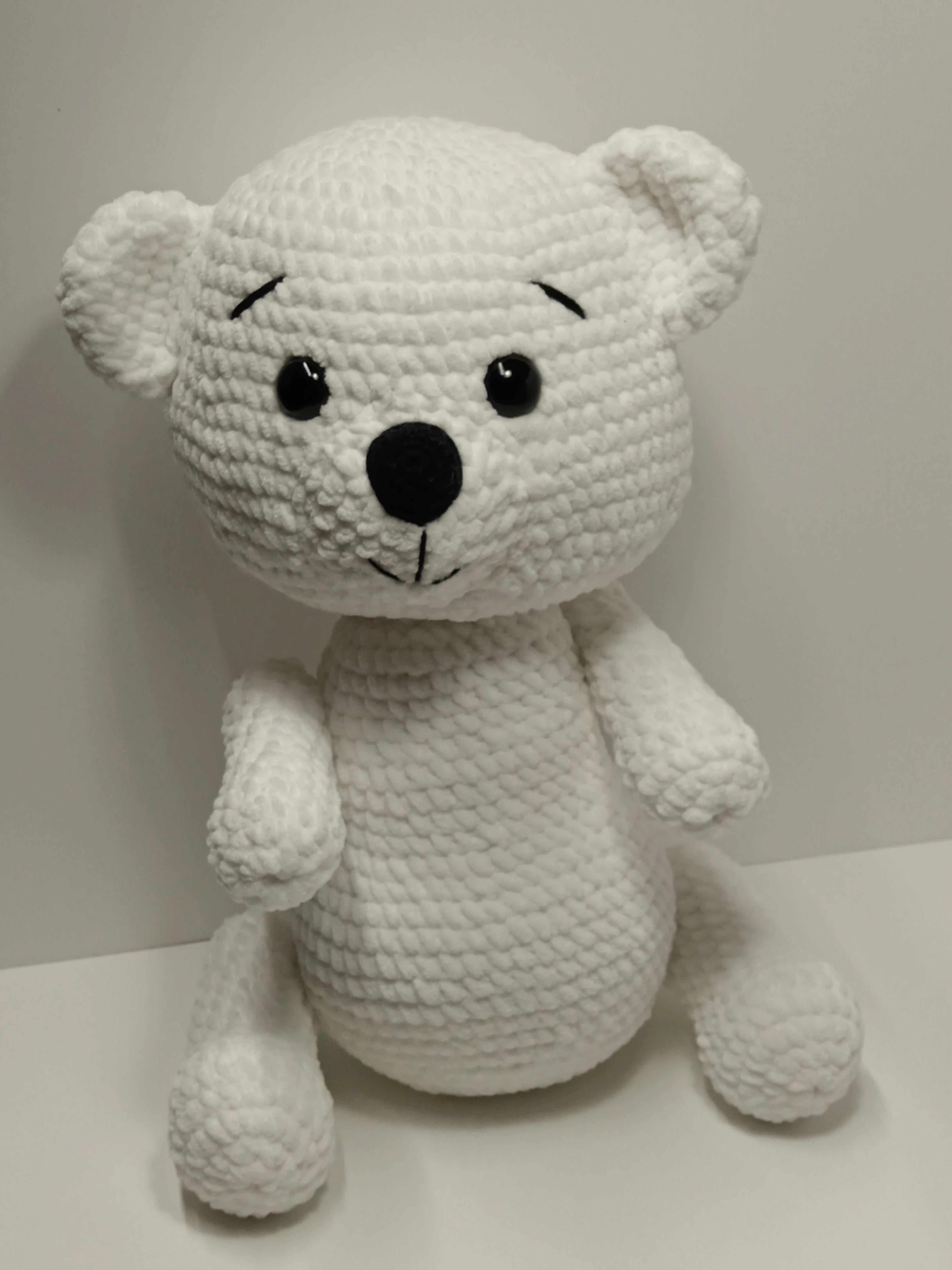 Pamacs, a jegesmedve amigurumi minta
