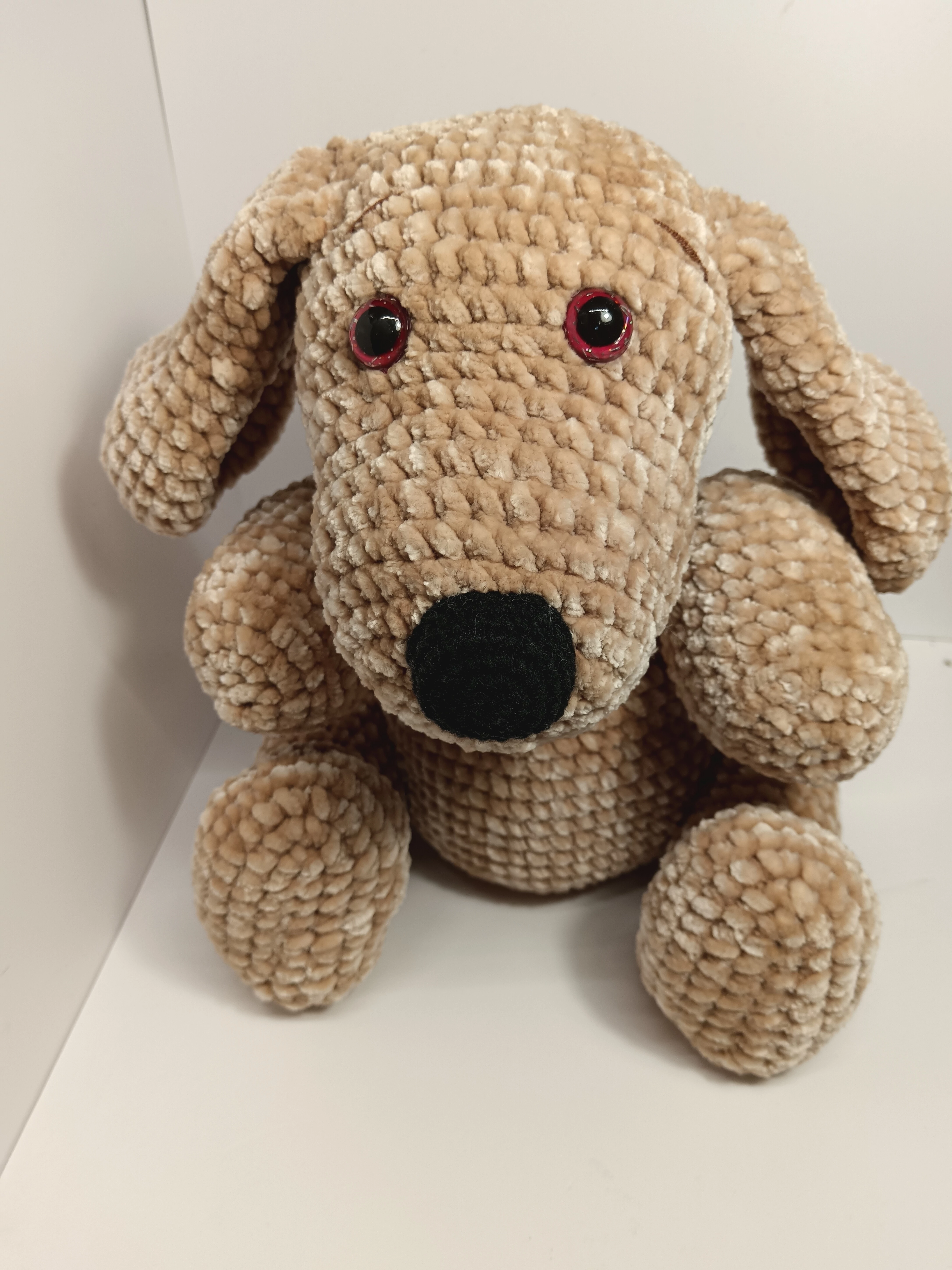 Zsömi kutya amigurumi minta